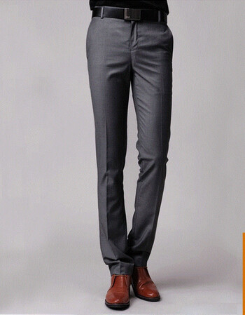 秋冬季西裤修身韩版休闲黑色西装裤商务正装上班西服裤子青年男士