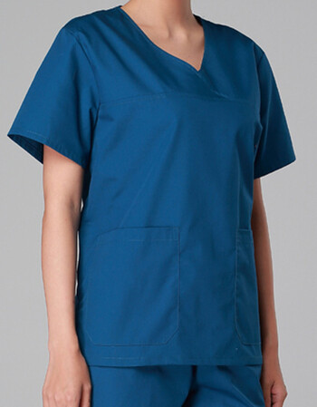 洗手衣短袖男女分体套装蓝色手术衣春秋刷手衣隔离护士医生服韩版 男