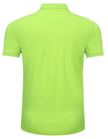 衫翻领工作服t恤定制印logo工衣同学聚会文化衫定做企业刺绣 果绿色 m