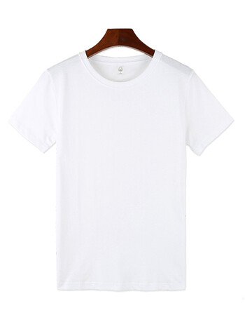 买一送一男士纯色圆领半袖体恤夏季短袖t恤纯白色衣服男 其他颜色联系