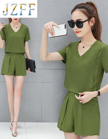 绿色上衣 短裤 xl【图片 价格 品牌 报价】-京东