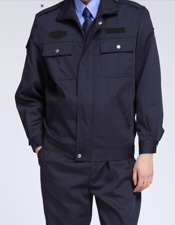 新式保安服春秋套装保安制服秋冬装全套物业小区工作服服装 藏青色