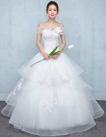 抹胸2018新款夏季齐地韩式简约公主蓬蓬裙结婚礼服新娘女 白色 xx