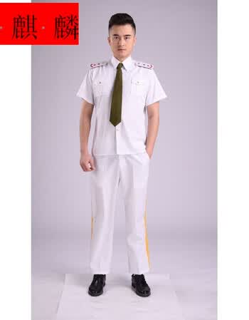 海军陆战队军装礼服升旗手服装班仪仗队军鼓乐队夏短袖合唱团海军演出