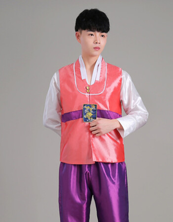 大长今演出服成人朝鲜族演出服少数民族服装韩国传统舞蹈韩服男款