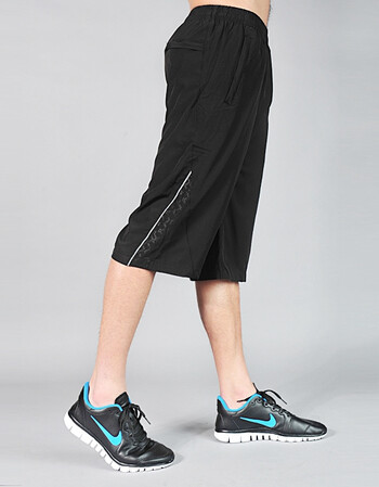 耐克运动短裤男七分裤2018夏季光滑透气薄款青年休闲速干涤纶男裤