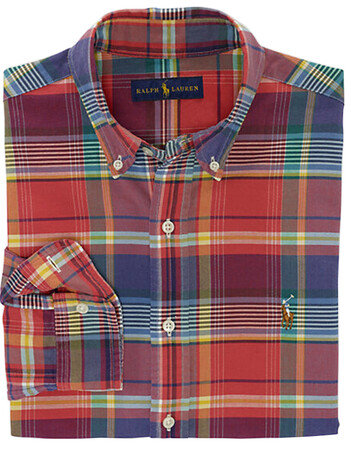 男装 衬衫 拉夫劳伦(ralph lauren) polo ralph lauren/保罗 男士格子