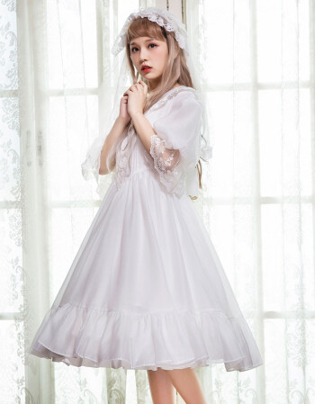七街皇后(qjhh) lolita连衣裙夏季新款洋装洛丽塔甜美少女中长款公主