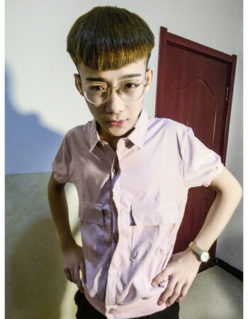 珂梵图快手红人李牌牌同款衬衫短袖t恤男女情侣社会精神