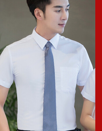 酒店前台工作服夏装男女同款职业短袖白衬衫经理客服面试工装制服