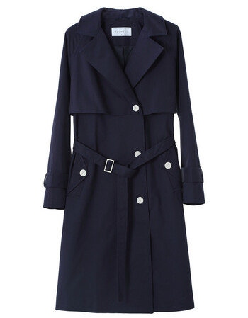 目澈 风衣外套 mdl2f302 b20玄青色 m