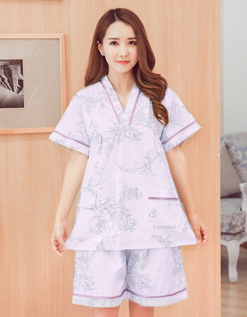 汗蒸服女款纯棉安然纳米全棉情侣大码桑拿洗浴美容足浴服 白色 4xl