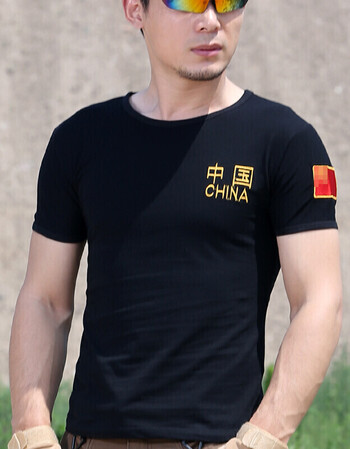 闪爆夏季军装男短袖t恤衫军迷战术迷彩服体能服特种兵t恤体 图片色 m