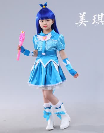 巴拉巴拉巴啦啦小魔仙服装美雪衣服套装儿童节cos裙子舞台装扮 美琪无