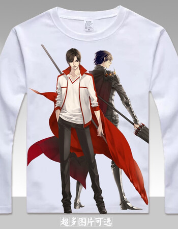 全职高手长袖t恤 男女战队 叶修 队服荣耀秋季衣服 22 xl