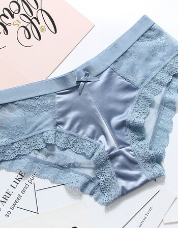 特惠情调衣人内裤夏季 少女冰丝薄透蕾丝无痕低腰舒适性感三角裤裤衩