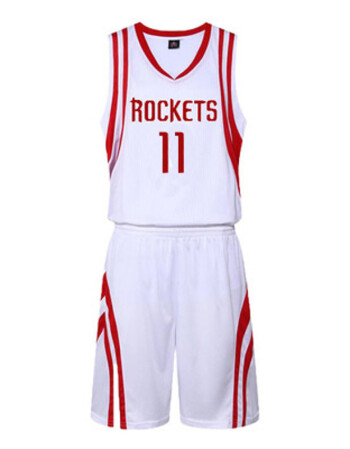 13号球衣套装1号麦迪保罗短袖篮球训练队服男 11号姚明白色背心套装