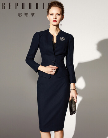 歌珀莱品牌女装职业装套装裙2018秋季新品白领时尚ol气质正装西装工作