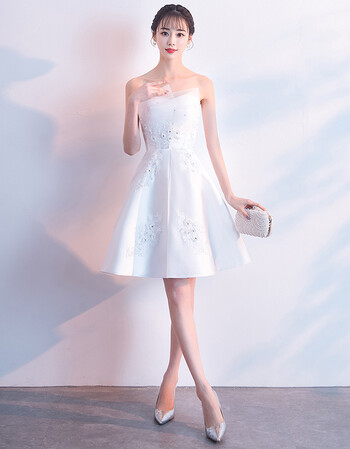 清新时尚舒适修身显瘦气质甜美淑女短裙宴会小晚礼服裙女2019新款端庄