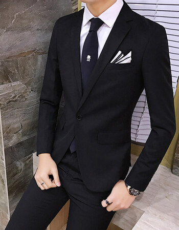 xy03黑色 xxl(西装 马甲 裤子)衬衫领带领结