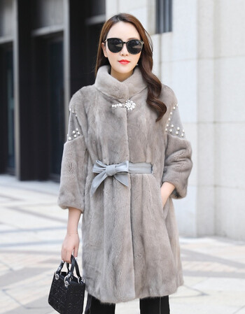 女款貂皮大衣女款整貂裘皮大衣水貂皮外套 4xl(140-150斤)【图片 价格