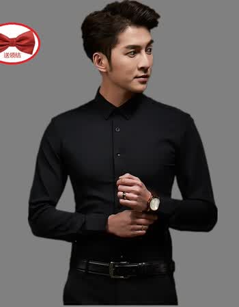 夏季新郎服装伴郎团结婚男长袖衬衫婚礼西裤套装修身衬衣领结礼服