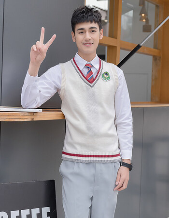 校园大合唱服装长裙套装初高中学生校服英伦学院风秋季 c218男款套装