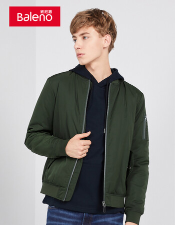 无库存 Baleno班尼路ma 1飞行员夹克衫短款夹棉港风外套男潮流秋冬棒球服男55g L 图片价格品牌报价 京东