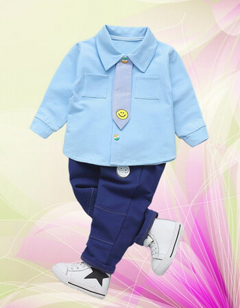 1-3岁男童春秋装运动套装长袖秋季男宝宝周岁男孩小童衣服儿童装2