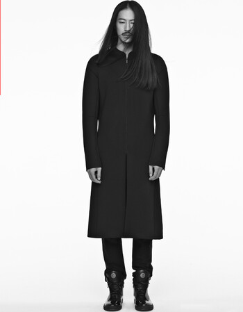 男装 风衣 花笙记(husenji) 花笙记民族复古中国风空气层长款连领修身