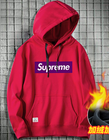 supreme卫衣男ins超火的情侣装帽衫男代购superme潮牌连帽外套男 q213