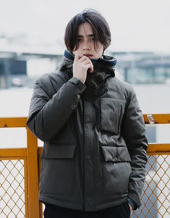 男装 羽绒服 酷依哥(kuyige) 主推款 2018冬季新款日系宽松版羽绒服