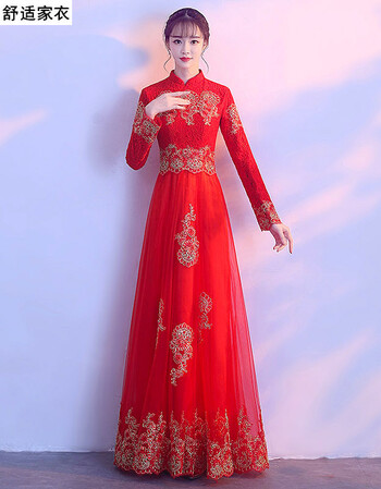 精品年货】结婚新娘穿的衣服敬酒服新娘冬季2