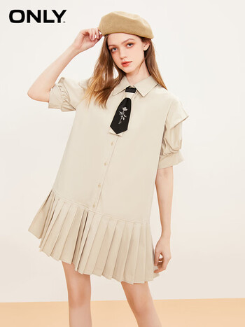 only短款连衣裙女123107050 a11 糙米 170/88a/l