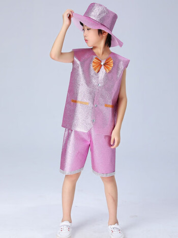 稚气熊儿童环保时装秀衣服男女童服装六一儿童节演出服装幼儿园儿童