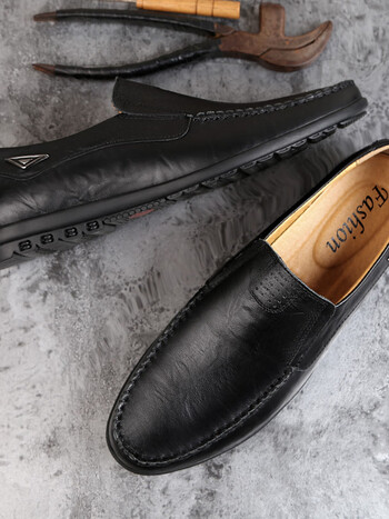 男士网面鞋>意尔康潮牌>意尔康潮牌男鞋新款夏季透气豆豆鞋男真皮休闲