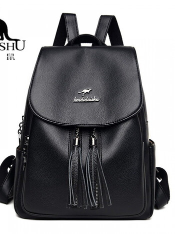 奢侈品牌袋鼠女包官方专柜送妈妈品牌真皮双肩包女新款时尚韩版大容量