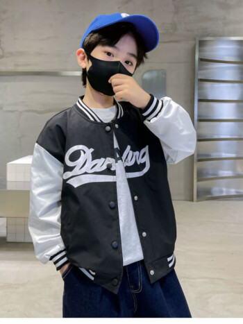 史努比儿童棒球服男春秋季男大童外套12-15岁男童夹克小男孩上衣小