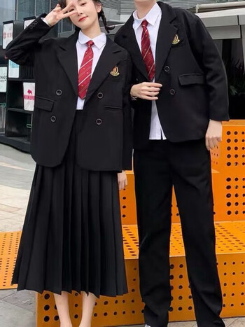 【高档西装】班服秋季套装学院风韩版初高中学生英伦校园校服 ins港风