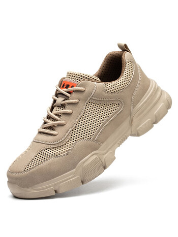 潮衣控劳保鞋男女士夏季款带钢板老保透气绝缘防砸防刺轻便钢头运动