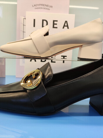 欧罗巴欧罗巴秋季新款工装鞋时尚白搭office鞋瑞士进口胎牛皮商场同