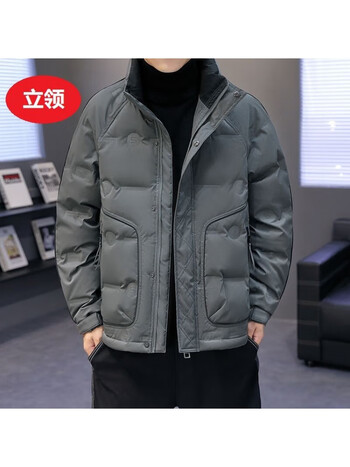 罗宾汉robinhood黑金羽绒服冬季新款男士短款连帽衣服加厚韩版潮牌