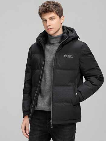 优衣库uniqlo男士羽绒服短款2023冬季新款连帽品牌时尚休闲冬外套大牌