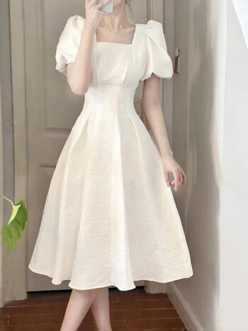 Floral White Frock
