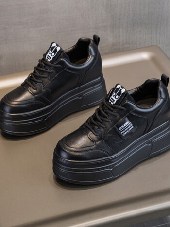 弗迪狮轻奢鞋子女24新款春季配裙子小个子穿的内增高小白鞋学生休闲