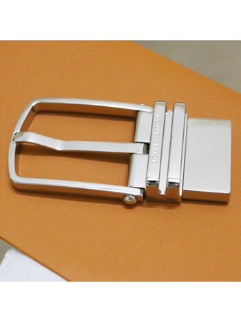 适用lv男士皮带扣头男士3.5皮带纯铜针扣双面旋转3.4-3.