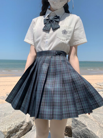 米蔓樱(mimanyinf)海苔jk裙制服裙jk中长裙jk格裙春夏秋冬jk半裙格子