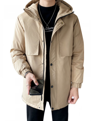 卡思图鲨鱼2022年秋冬季潮牌风衣中长款男女修身纯色可印花团体工作服