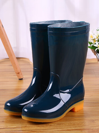 环卫工人专用雨鞋中筒雨靴防水鞋踩水胶鞋套鞋水靴胶靴女夏季成人时尚