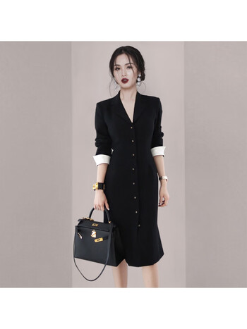 服饰内衣>女装>连衣裙>clolvkiss>clolvkiss高端品牌韩国新款秋冬2023